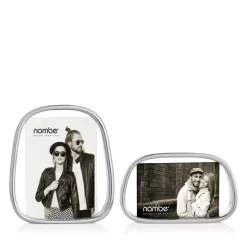 Coupon 🥰 Nambé Bubble Frame Clear/silver 🔥