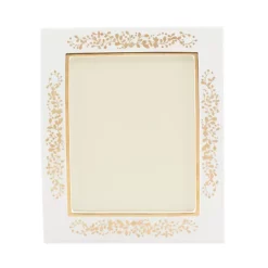 Brand new 🧨 Lenox Opal Innocence Flourish 8" X 10" Picture Frame White 👏