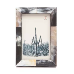 Best Sale 😉 Pigeon & Poodle Essen Horn Frame, 4" X 6" Natural 🎁