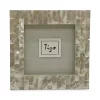 Best deal 😍 Tizo 👩 Mother Of Pearl 5" X 5" Picture Frame White 🤩