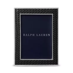 Promo 🧨 Ralph Lauren Brockton Frame, 5" X 7" Black 🥰