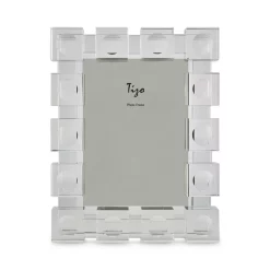 Best Sale 🤩 Tizo Clear Cubes Crystal Glass 5" X 7" Picture Frame No Color 👏