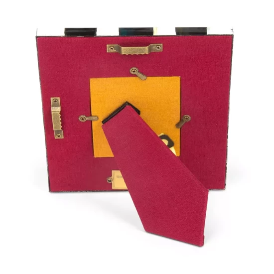 New 🤩 Mackenzie-Childs Courtly Check® Enamel Picture Frame, 2.5" X 3" No Color ✨ 5 New 🤩 Mackenzie-Childs Courtly Check® Enamel Picture Frame, 2.5" X 3" No Color ✨ - Image 5