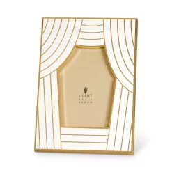 Outlet 🛒 L'Objet Curtain Up Frame 5" X 7" Gold 👏